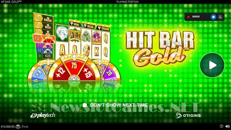 Hit Bar Gold Slot Grátis